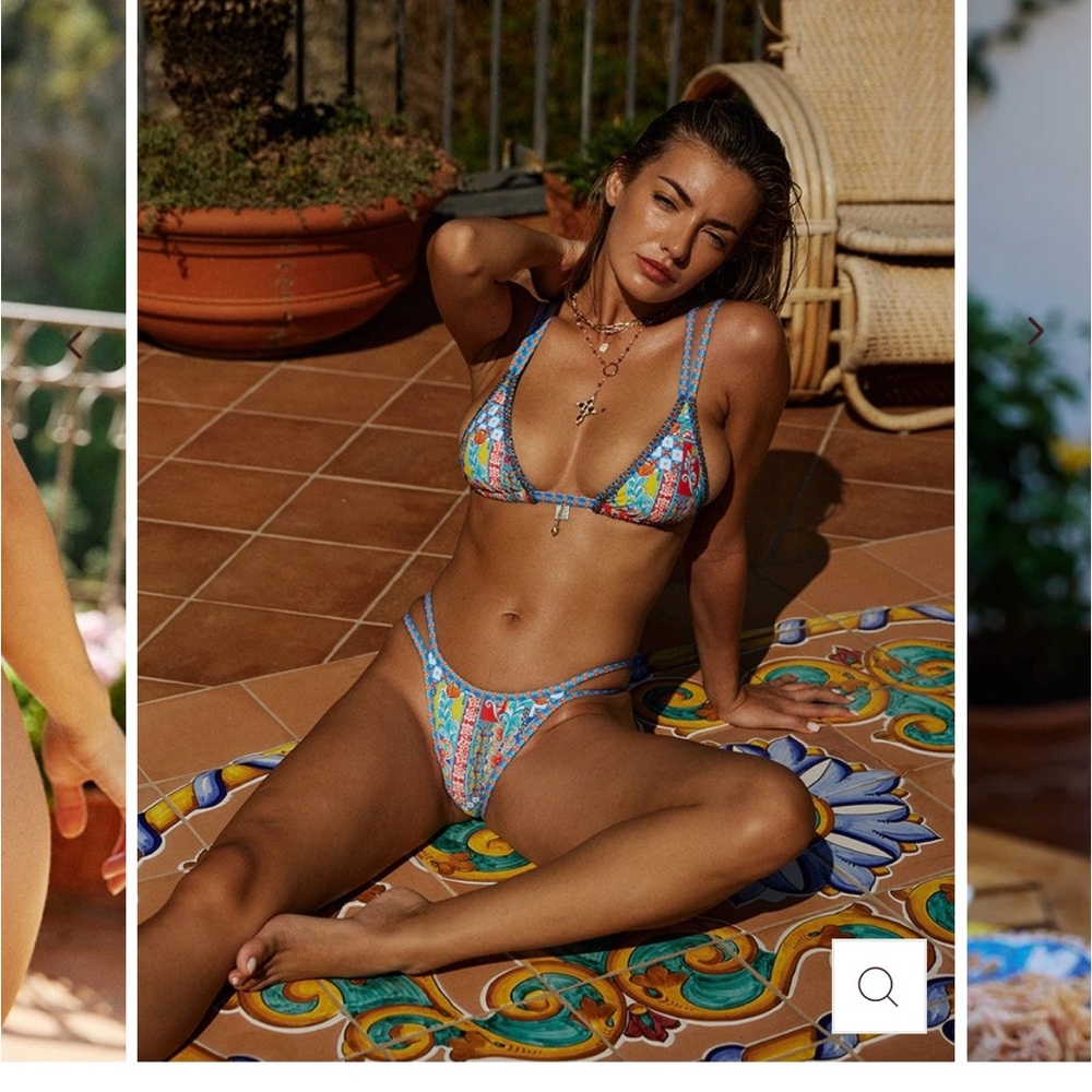 Bydee Prague top and bottom in Portofino bikini